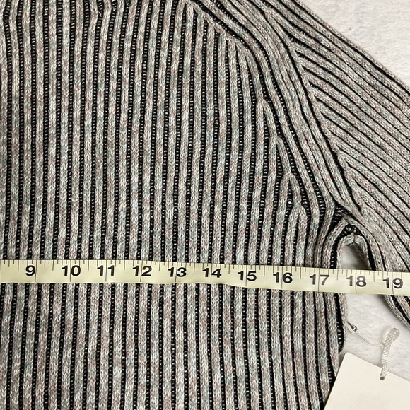 Lululemon Sweater Womens 0 Cotton Cashmere Blend Mock Neck Sweater gray Relaxed - Picture 13 of 15